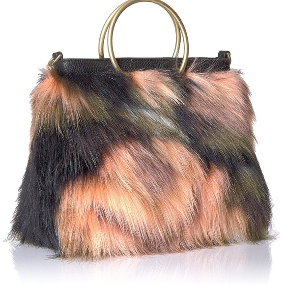 Foley & Corrina City Blooms Fur Ring Satchel - Picture 7 of 7
